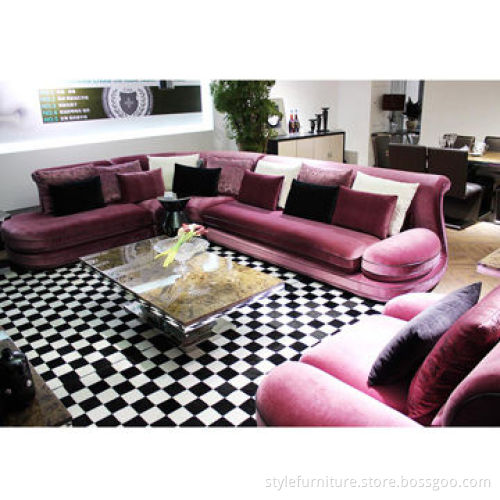 Fabric sofa, fashionable design with luxury appearance